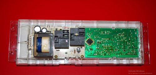 Part # WB27T10230, 191D2818P002 - GE Oven Electronic Control Board (used, overlay fair)