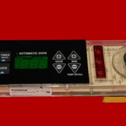 GE Oven Control Board 164D3147G018 | WB27X10129 | OEM Used Tested (overlay fair - Black)