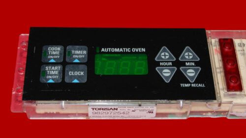 Part # 164D3147G018 | GE Oven Control Board (overlay fair - Black)