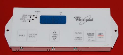 Part # 6610149, 8053152 - Whirlpool Oven Control Board (used, overlay good - White)