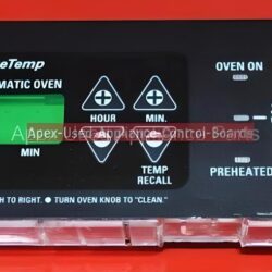 Part # WB27T10230 | 191D2818P002 | GE Oven Control Board (overlay good - Black)