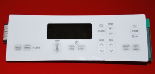 Part # 8522442 | 8272997 - $Kenmore Oven Control Board And Touchpad (used, touch pad good - White)