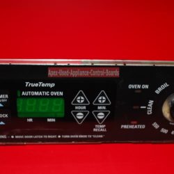 Part # WB27T10102, 164D3762P002 GE Oven Electronic Control Board And Clock (used, overlay fair)