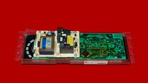 Part # WB27T10102, 164D3762P002 GE Oven Electronic Control Board And Clock (used, overlay fair)