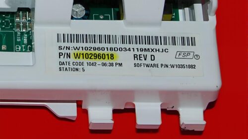 Whirlpool Washer Control Board - W10296018