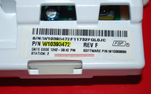 Part # W10393472 Kenmore Washer Electronic Control Board (used)