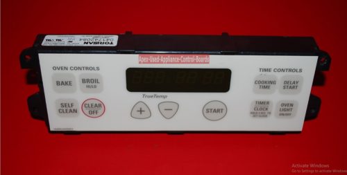 Part # WB27T10473, 164D5063P001 - GE Oven Electronic Control Board (used overlay, good - Bisque)