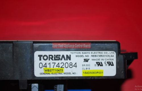 Part # WB27T10473, 164D5063P001 - GE Oven Electronic Control Board (used overlay, good - Bisque)