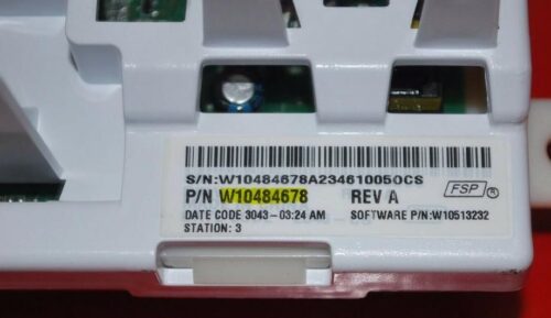 Part # W10484678 | Amana Washer Control Board