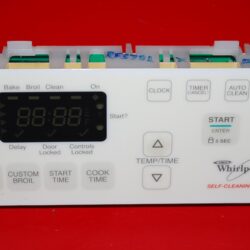 Part # 6610452, 9760299 Whirlpool Oven Electronic Control Board And Clock (used)