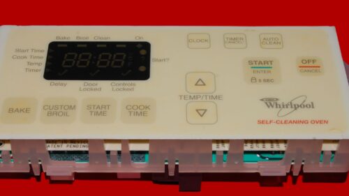 Whirlpool Oven Control Board 6610399 | 8524305 | OEM Used Tested (overlay fair - Yellow)