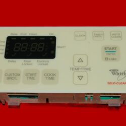 Whirlpool Oven Control Board 6610399 | 8524305 | OEM Used Tested (overlay fair - Yellow)