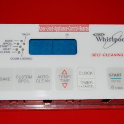 Part # 3196248 Whirlpool Oven Main Control Board (used, overlay fair)