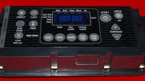 Whirlpool Oven Control Board WPW10108140 W10108140 | OEM Used Tested (overlay fair - Black)