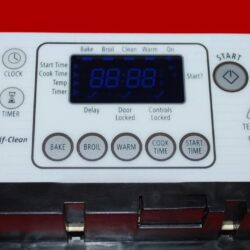 Part # W10831410 | 9762184 Whirlpool Oven Control Board (overlay good - White)