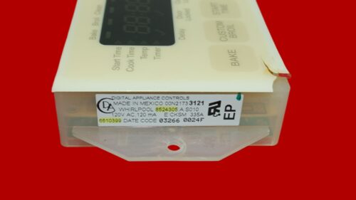 Part # WP6610454 | 6610399 | 8524305 | Whirlpool Oven Control Board (overlay fair - Yellow)