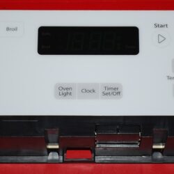 Part # W10348616 Whirlpool Oven Control Board (used, overlay very good - White)
