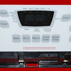 Part # WPW10476695 | W10173500 | Whirlpool Oven Control Board (overlay good - White)