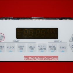 Part # 164D3086G002 GE Oven Electronic Control Board (used, overlay very good)