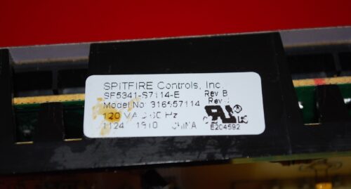 Part # 316557114 - Frigidaire Oven Electronic Control Board (used, overlay very good)
