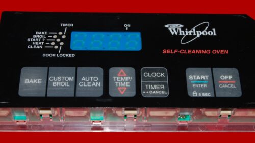 Whirlpool Oven Control Board - 3196244 | 8053985 (overlay fair - Black)