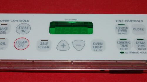 GE Oven Control Board WB27T10467 | 191D3776P002 | OEM Used Tested (overlay fair - White)