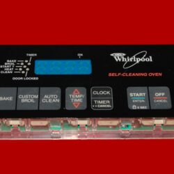 Whirlpool Oven Control Board 3196244 | 8053985 | OEM Used Tested (overlay fair - Black)