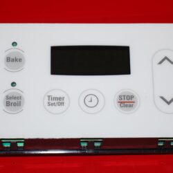 Part # 316455420 Kenmore Oven Control Board And Clock (used, overlay fair - Bisque)