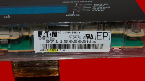 Part # 8053985 | 3196244 | Whirlpool Oven Control Board (overlay fair - Black)