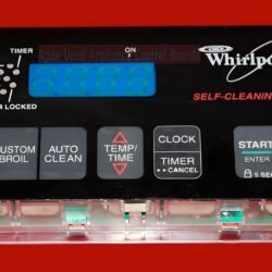 Part # 8053985 | 3196244 | Whirlpool Oven Control Board (overlay fair - Black)