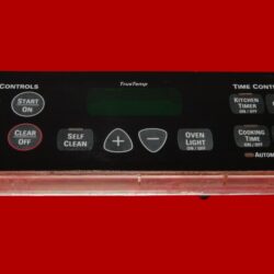 GE Oven Control Board 191D3776P002 | WB27T10467 | OEM Used Tested (overlay fair - Black)