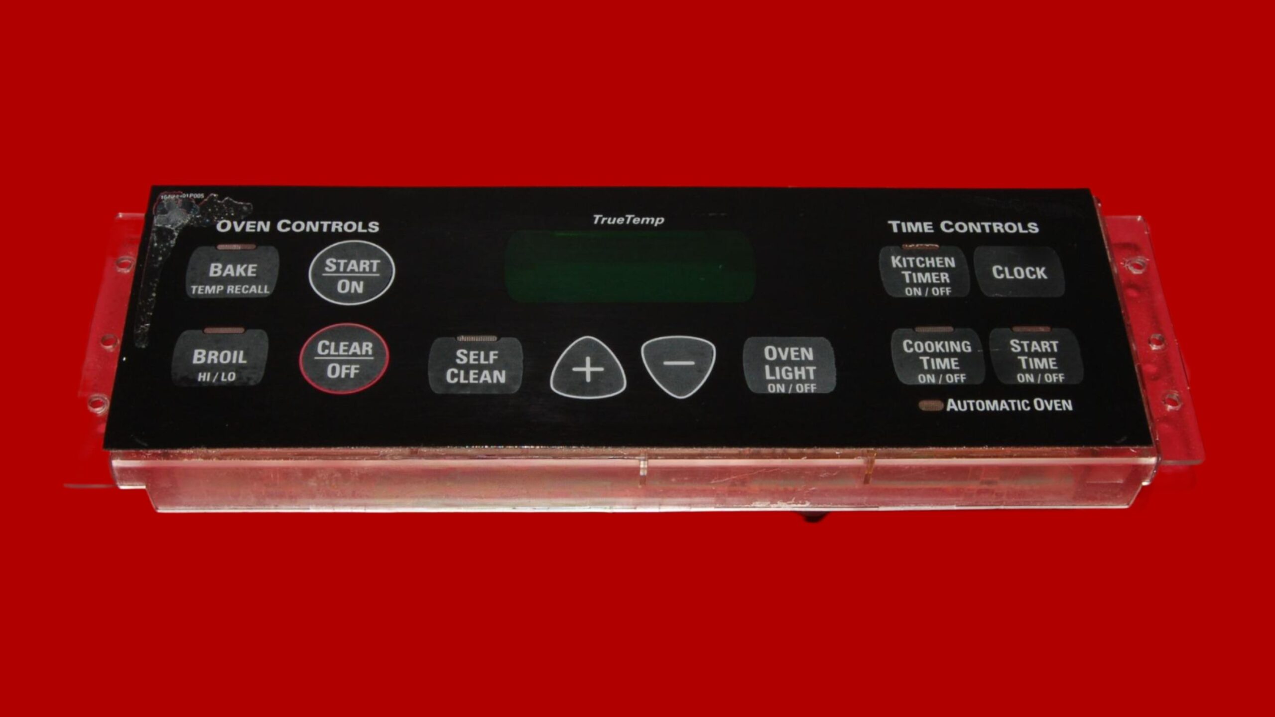 GE Oven Control Board 191D3776P002 | WB27T10467 | OEM Used Tested (overlay fair - Black)