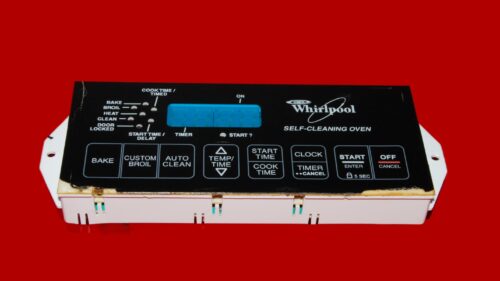 Whirlpool Oven Control Board 6610313 | 8522477 | OEM Used Tested (overlay fair - Black)