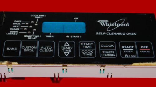 Whirlpool Oven Control Board 6610313 | 8522477 | OEM Used Tested (overlay fair - Black)