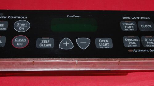 GE Oven Control Board - WB27T10467 | 191D3776P002 (overlay fair - Black)