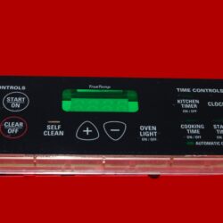 GE Oven Control Board 191D3776P002 | WB27T10467 | OEM Used Tested (overlay fair - Black)