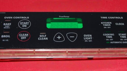 GE Oven Control Board 191D3776P002 | WB27T10467 | OEM Used Tested (overlay fair - Black)