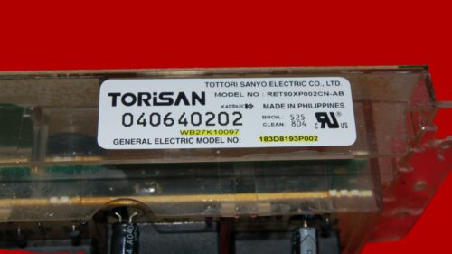 Part # WB27K10097 | 183D8193P002 | GE Oven Control Board (overlay fair - Bisque)