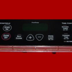GE Oven Control Board - WB27T10467 | 191D3776P002 (overlay fair - Black)