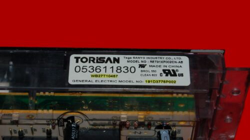 GE Oven Control Board - WB27T10467 | 191D3776P002 (overlay fair - Black)