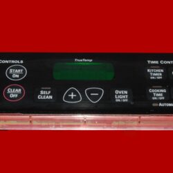 Part # WB27T10467 | 191D3776P002 | GE Oven Control Board (overlay fair - Black)
