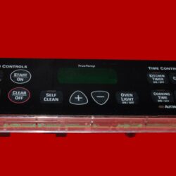 Part # WB27T10467 | 191D3776P002 | GE Oven Control Board (overlay fair - Black)