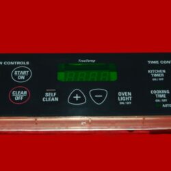 Part # WB27T10467 | 191D3776P002 | GE Oven Control Board (overlay fair - Black)