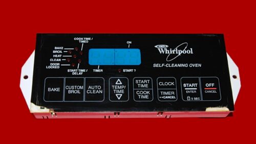 Part # WP6610456 | 6610313 | 8522477 | Whirlpool Oven Control Board (overlay fair - Black)