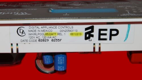 Part # WP6610456 | 6610313 | 8522477 | Whirlpool Oven Control Board (overlay fair - Black)