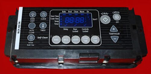 Part # W10840298 | W10108100 | Whirlpool Oven Control Board (overlay excellent - Black)