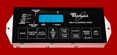Part # WP6610456 | 6610313 | 8522477 | Whirlpool Oven Control Board (overlay fair - Black)