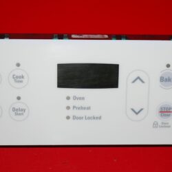 Part # 316418208 Kenmore Oven Electronic Control Board (used, overlay fair - Yellow/White)