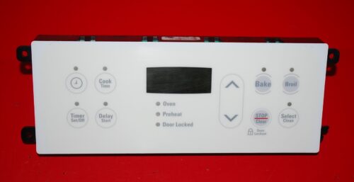 Part # 316418208 Kenmore Oven Electronic Control Board (used, overlay fair - Yellow/White)