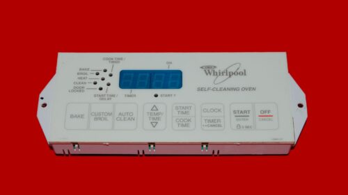 Whirlpool Oven Control Board 6610314 8522478 | OEM Used Tested (overlay fair - Bisque)